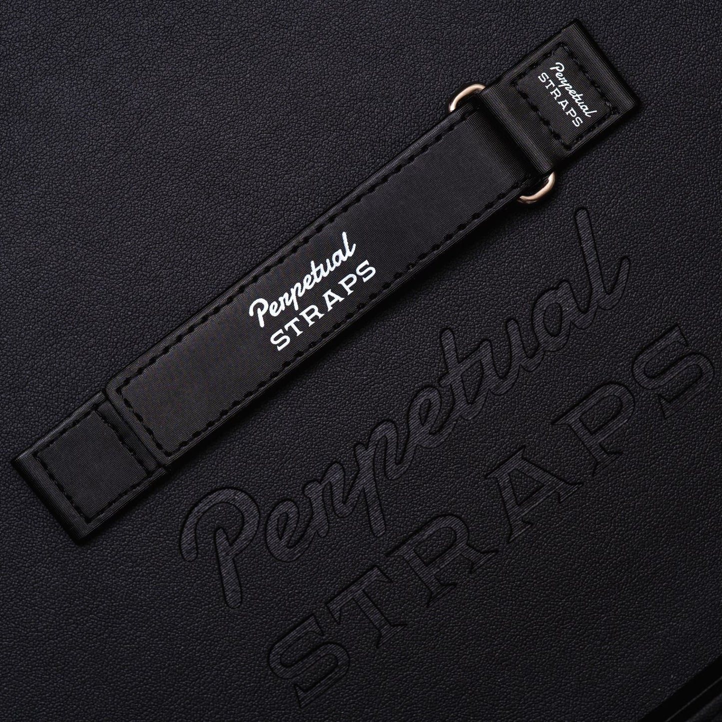 BLACK VELCRO - PREMIUM FABRIC WATCH STRAP for MOST WATCHES WITH A 20MM LUG WIDTH