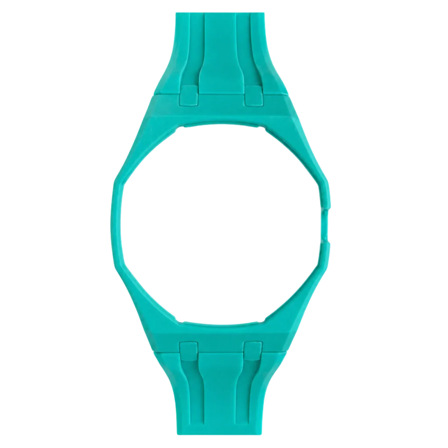 TRUE TURQUOISE - CASE & STRAP SYSTEM for AP X SWATCH ROYAL POP OTG ROZ