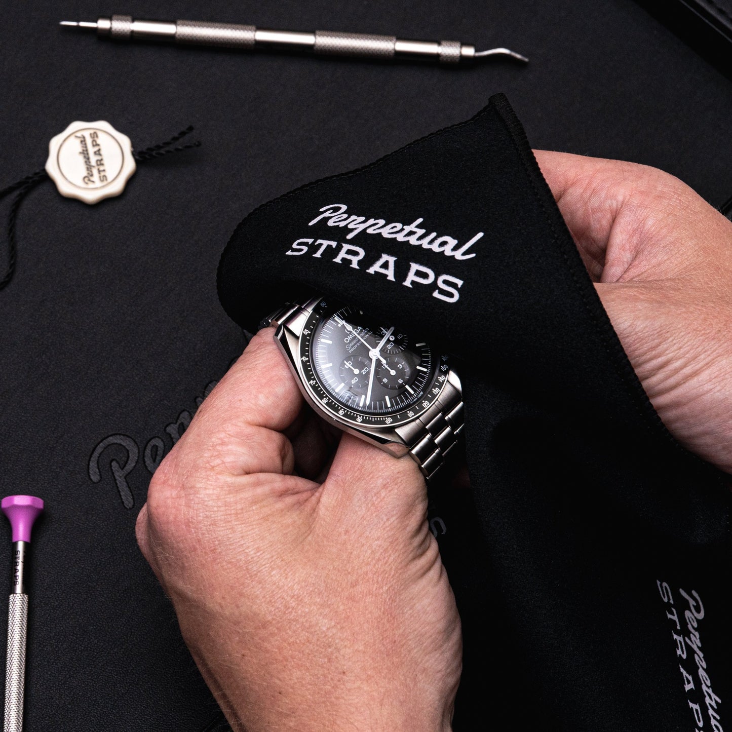 CHIFFON SIGNATURE - SERVIETTE DE POLISSAGE PREMIUM EN MICROFIBRE