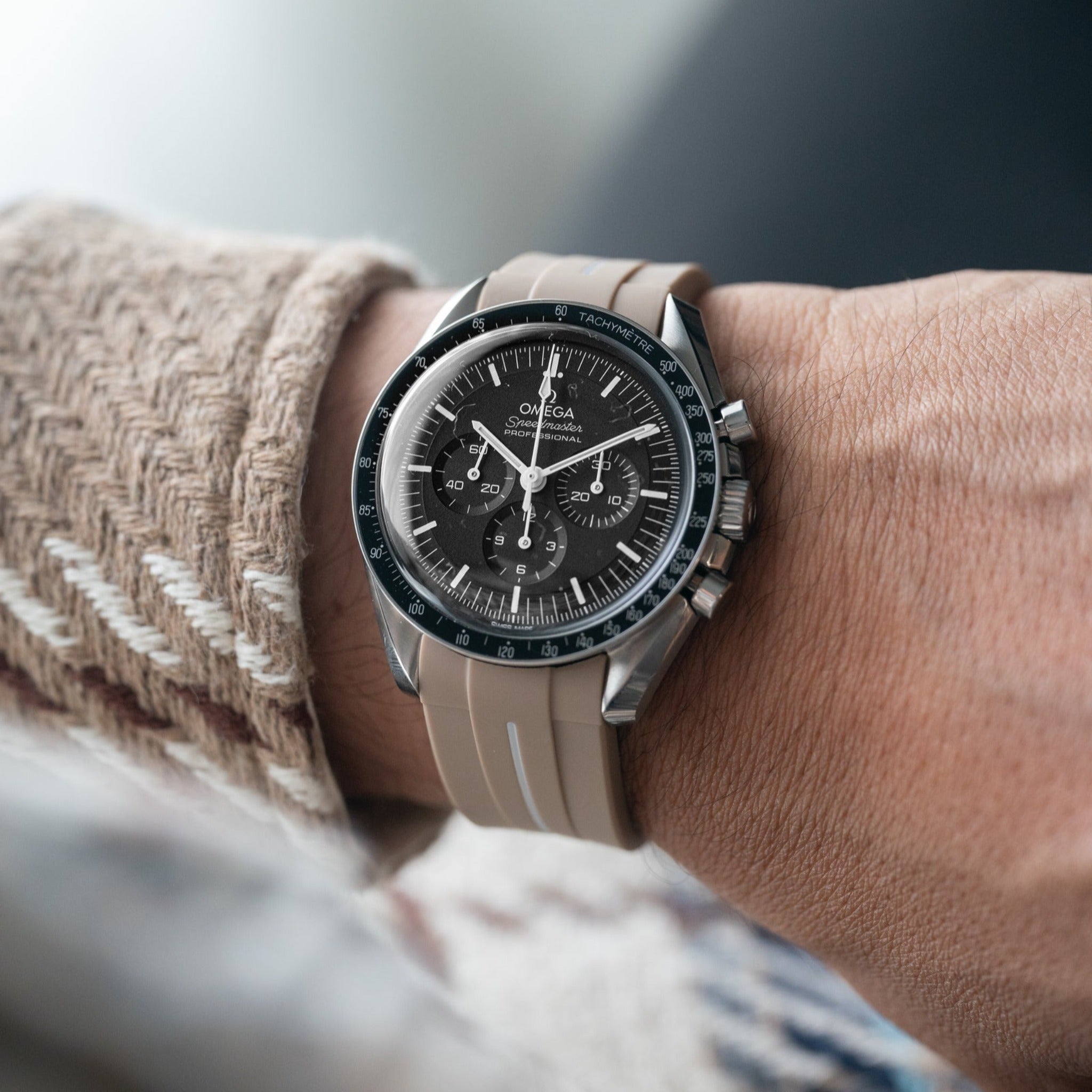 Rubber 2025 strap speedmaster