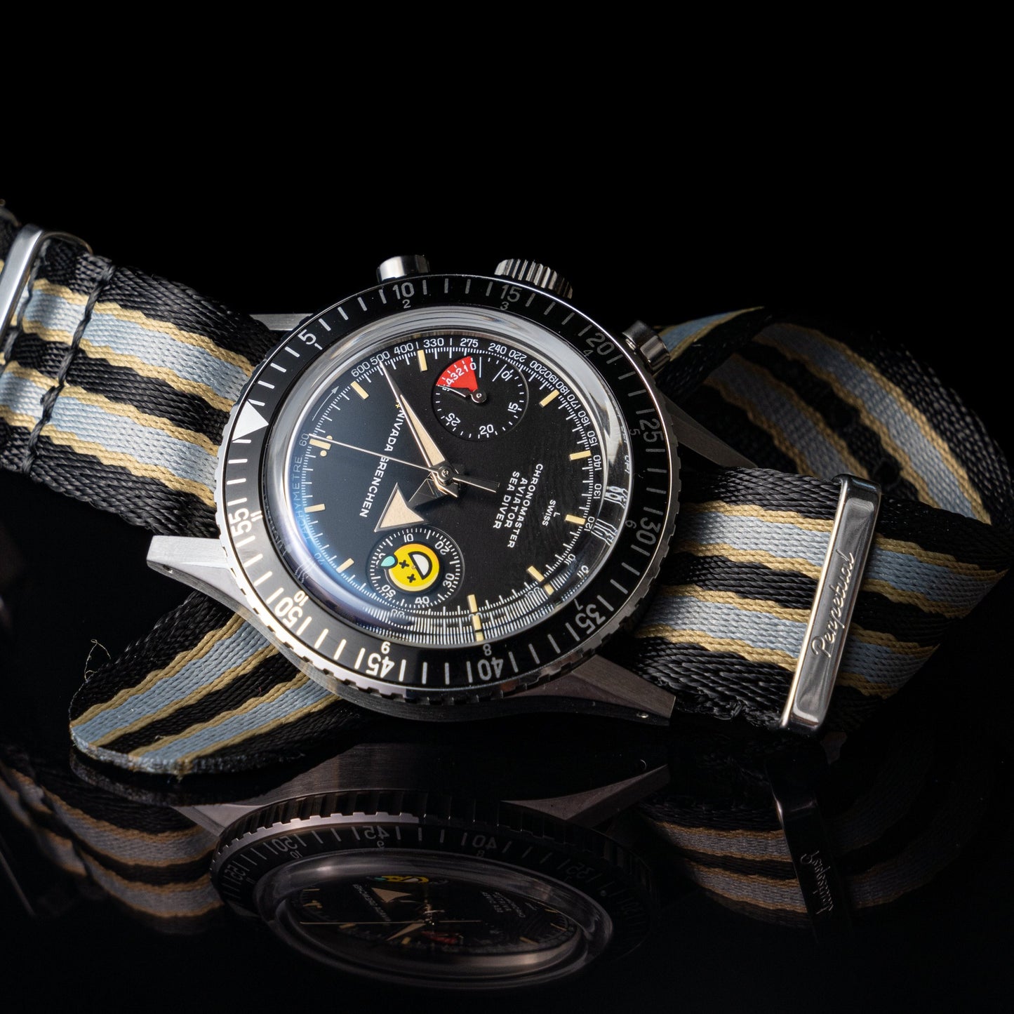 Bond NYLON – Bracelet de montre en tissu de qualité supérieure pour la plupart des montres avec une largeur d'entre-corne de 20 mm.