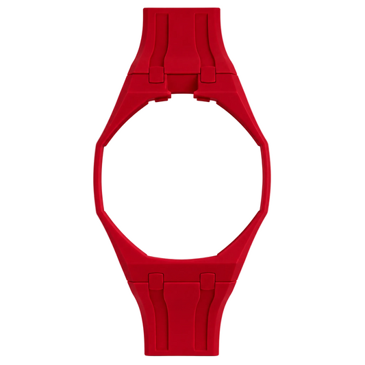 CRIMSON RED - INTEGRATED WRIST STRAP SYSTEM for AP X SWATCH ROYAL POP OTTO ROSSO
