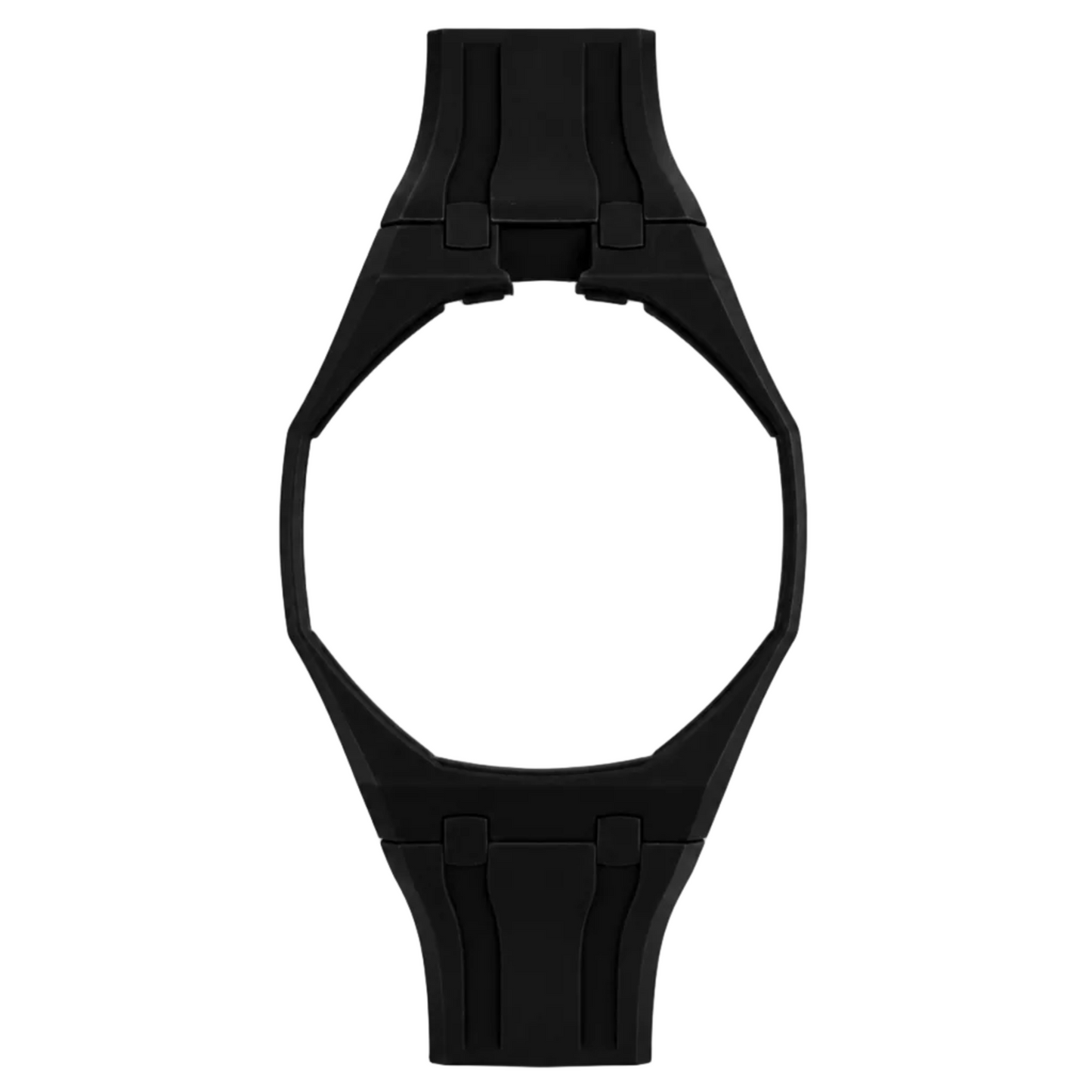MIDNIGHT BLACK - CASE & STRAP SYSTEM for AP X SWATCH ROYAL POP OCHO NEGRO
