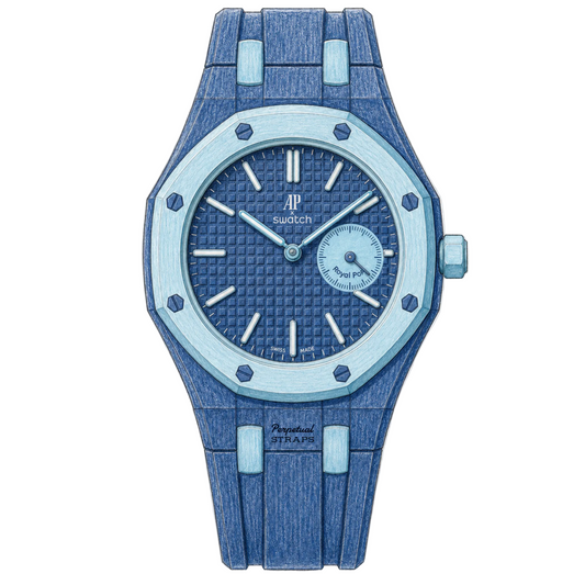 INTEGRATED WRIST STRAP SYSTEM for AUDEMARS X SWATCH ROYAL POP LAN BA