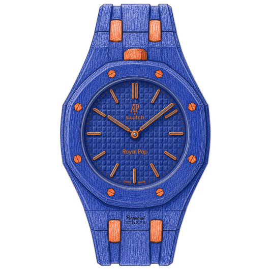 INTEGRATED WRIST STRAP SYSTEM for AUDEMARS X SWATCH ROYAL POP ORENJI HACHI